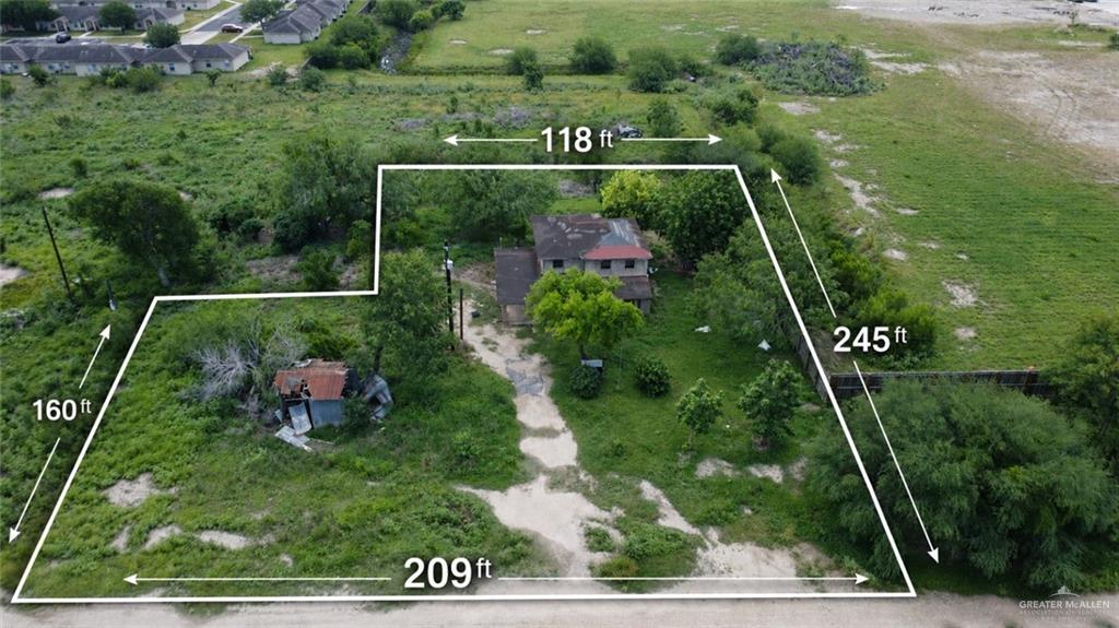 Land home at 1524 Hi Line Road, Pharr, Texas