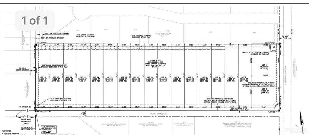 Land home at Lot 5 Lorena Court, Donna, Texas