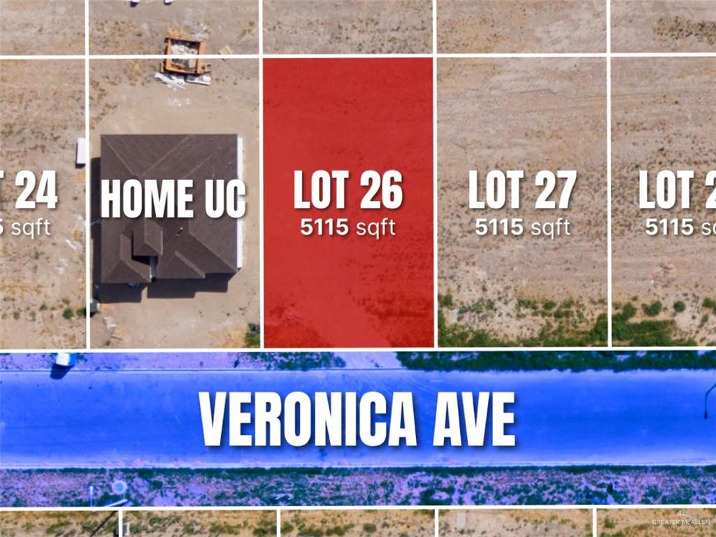 Land home at Lot 26 Veronica Avenue, Roma, Texas