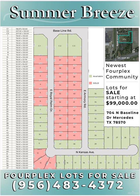 Land home at 208 Royal Palm Drive, Mercedes, Texas