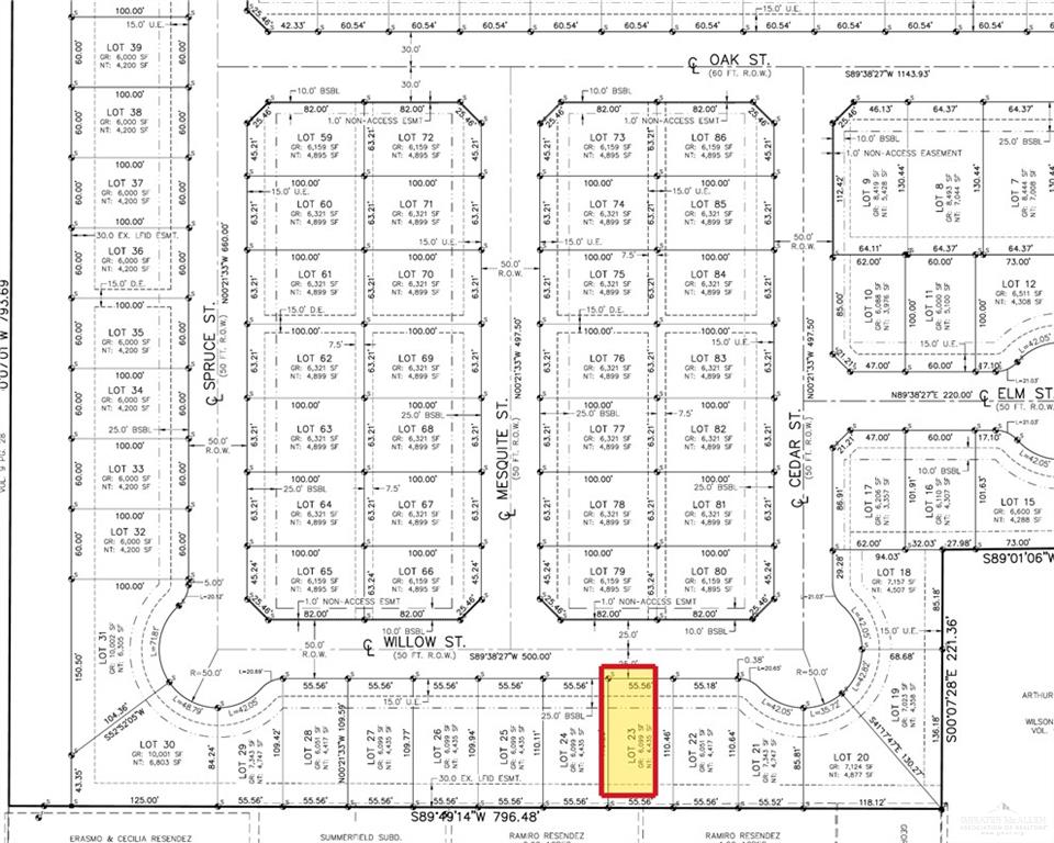 Land home at LOT 23 Willow Street, Harlingen, Texas
