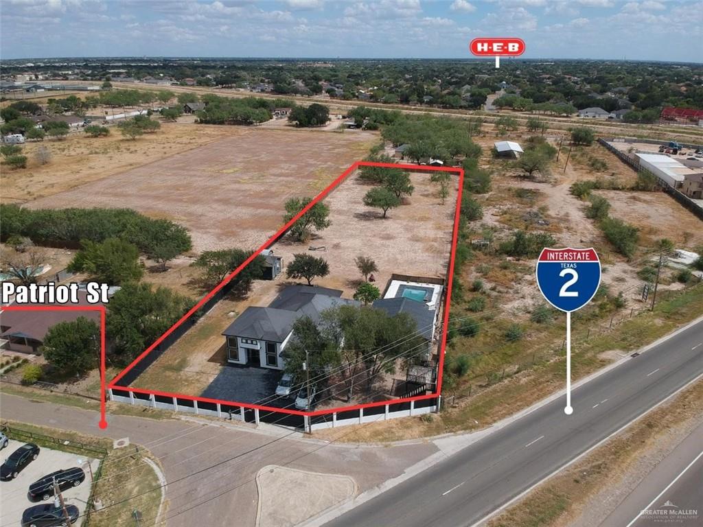 Commercial home at 100 Patriot Street, Palmview, Texas