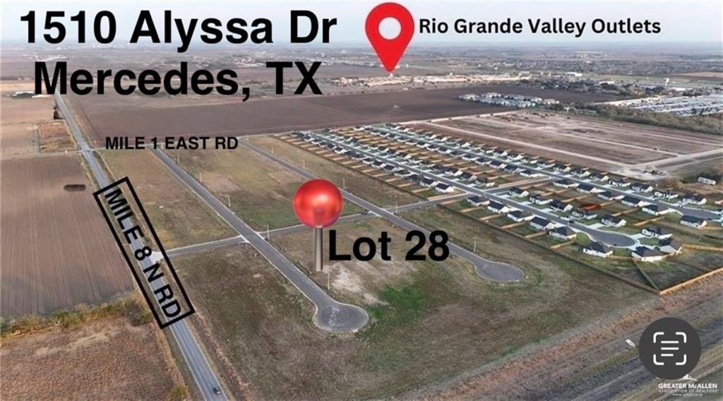 Land home at 1510 Alyssa Drive, Mercedes, Texas