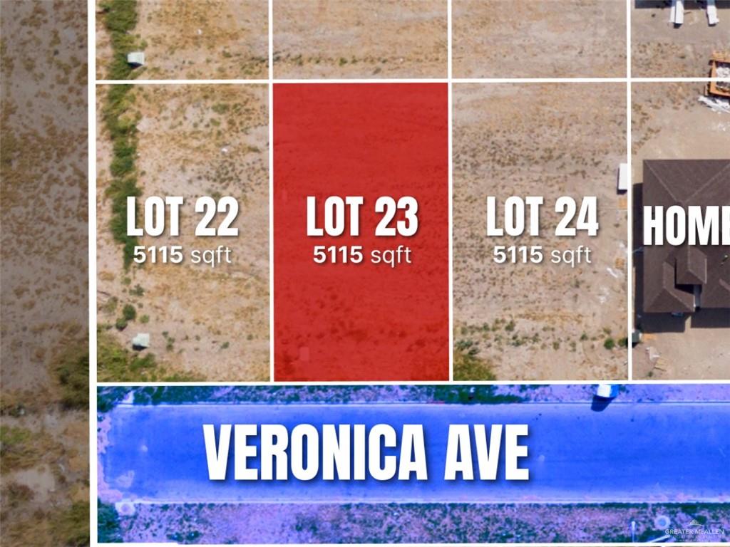 Land home at Lot 23 Veronica Avenue, Roma, Texas