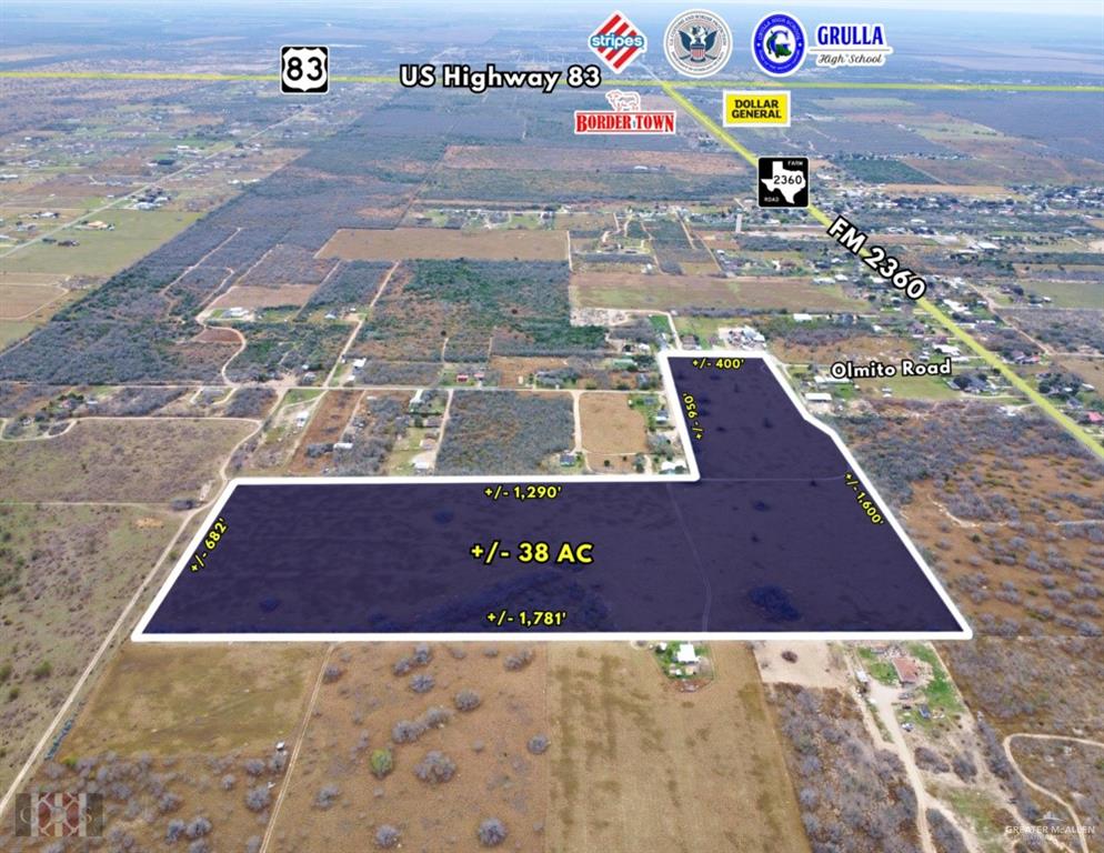 Land home at 0000 Olmito Road, Rio Grande City, Texas