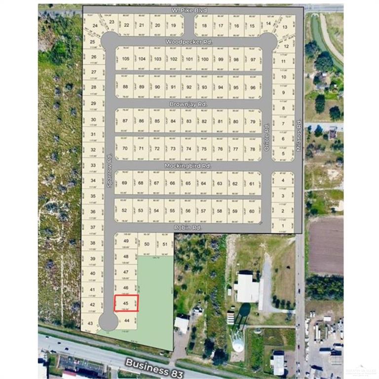 Land home at 312 Sparrow Road, Weslaco, Texas